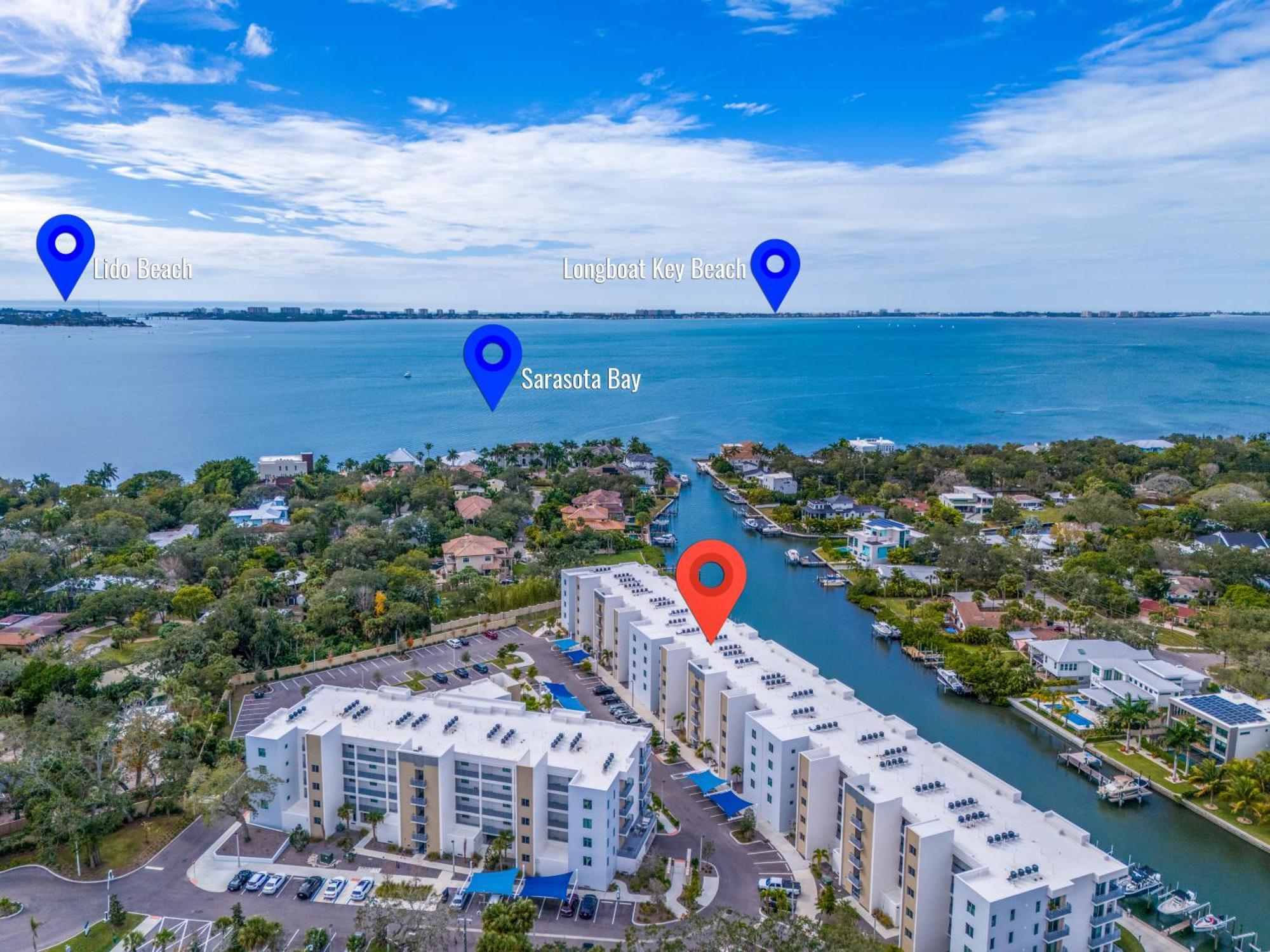 Waterside Retreat: Modern 2Br, Mins To Beach & Apt Apartment Sarasota Exterior photo